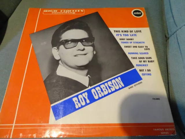 Lp - Roy Orbison And Others - Ember - This Kind Of Love Etc