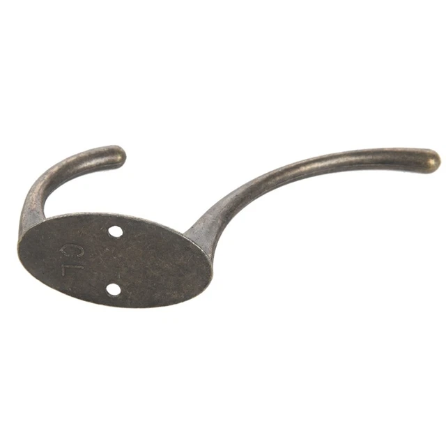 5X(Retro dress hook coat racks metal coat hooks Hat wall hook  I4N7)aa 2