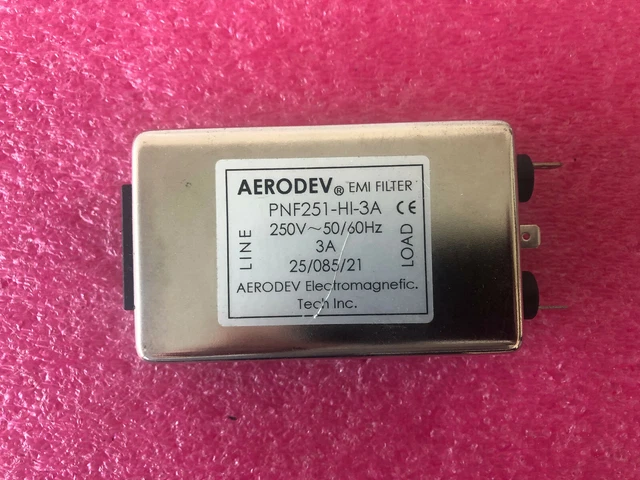 Aerodev NF251-HI-3A 250V-50/60HZ 3a Emi filter