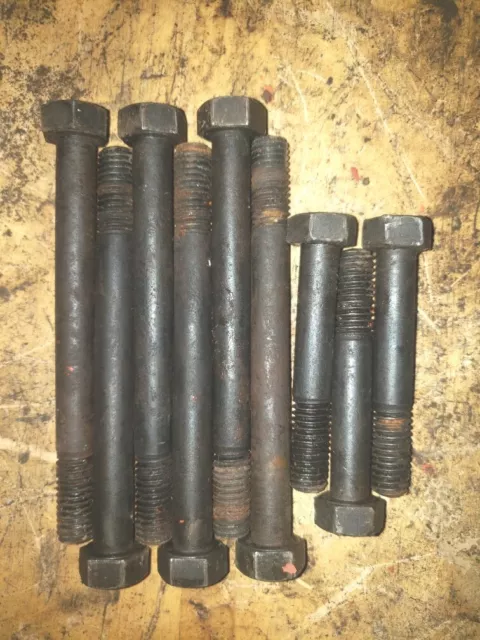 Allis Chalmers B Tractor engine cylinder head 9  bolts  AC B C 9 head bolts