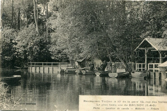 Carte BRUNOY Restaurant Toillon 62 rue des Vallées