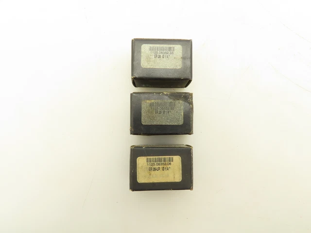 Rego-Fix ER25-UP/0 Sealed Coolant Collets 1/4" Lot of 3