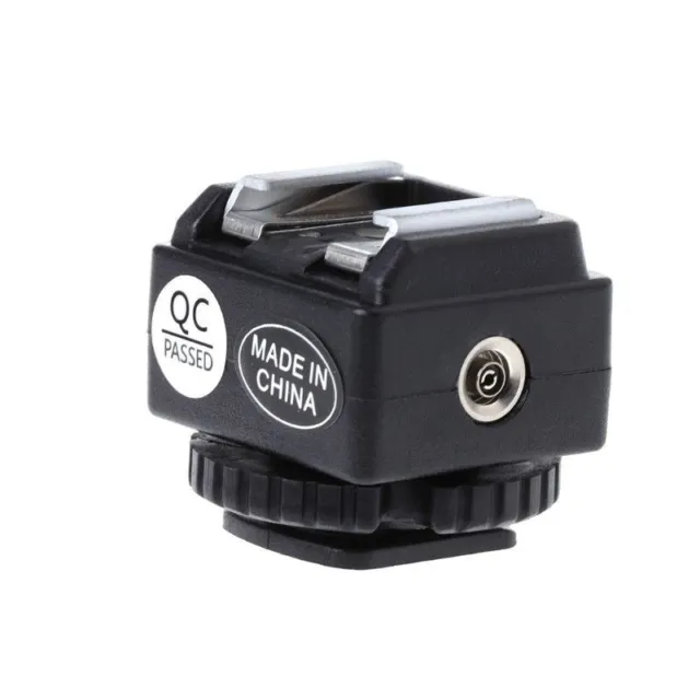 For Nikon Flash to Canon Camera Hot Shoe Converter Adapter Camera Sync Kit