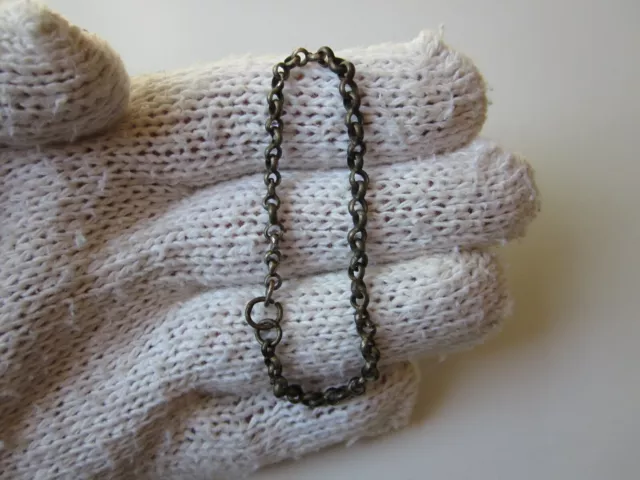 V. rare ancient Roman/Byzantine silver/silver alloy children's/women's bracelet.