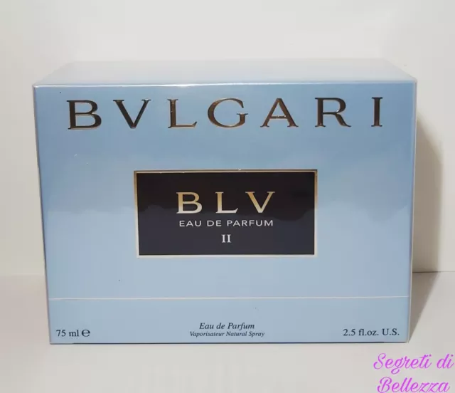 Bulgari Blu Ii Eau De Parfum 75 Ml Vaporisateur