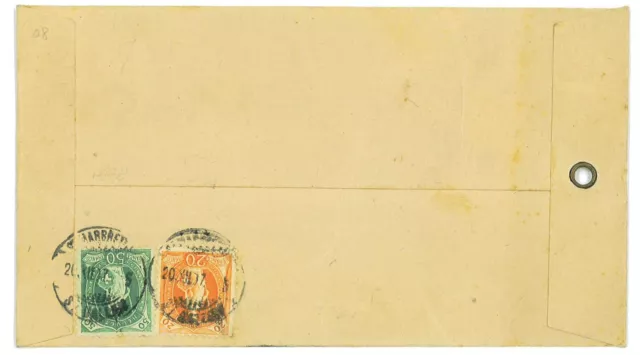 P2814 - Switzerlnd , 1907 Declared Value Enveloppe