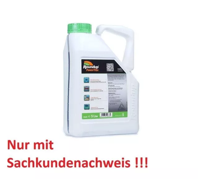 Round Up Powerflex Original Glyfos Glyphosat - kein Import! 5 Ltr. 45,80€/Liter