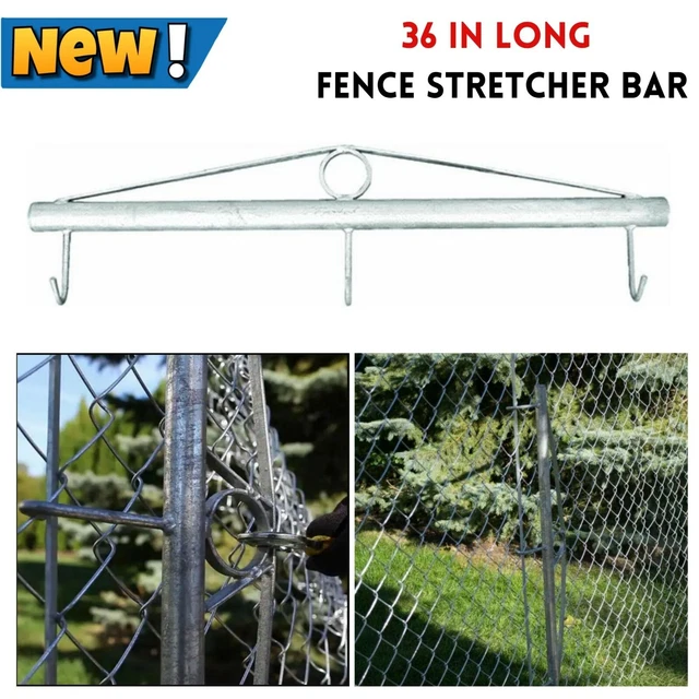CHAIN LINK FENCE Stretcher Bar Tightening Pull Woven Wire Install Field