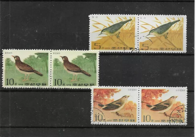 Corea Fauna Aves Serie del año 1974 (EY-747)