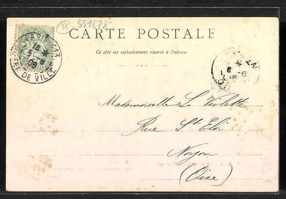 CPA Etain, Place Carnot 1906 2