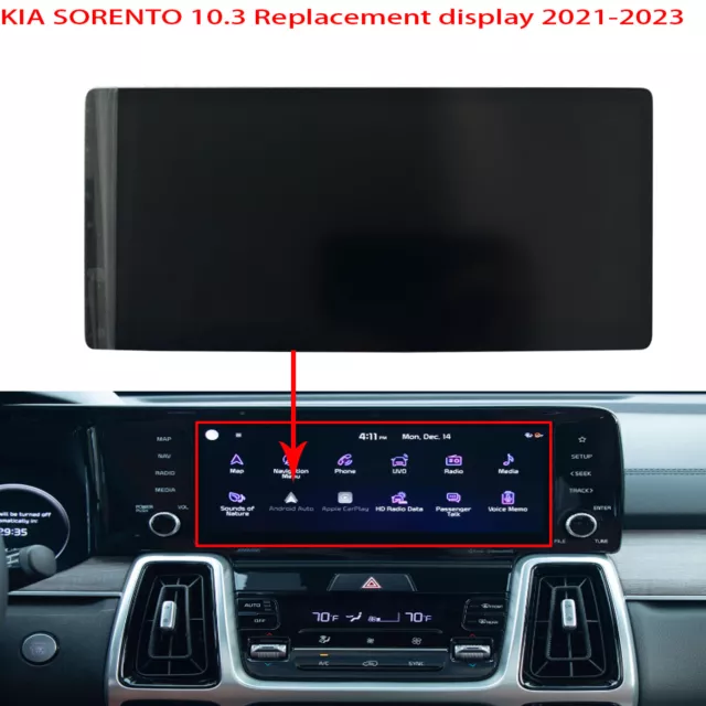 REPLACEMENT LCD Display Touch screen 2021-23 KIA SORENTO MQ4 RADIO NAVIGATION