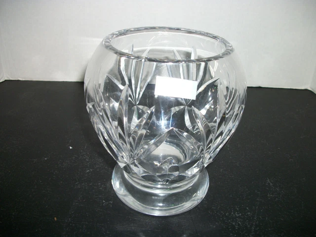 Waterford Marquis CAPRICE  Footed Hurricane Candle Holder Rose Bowl - 5 1/2"