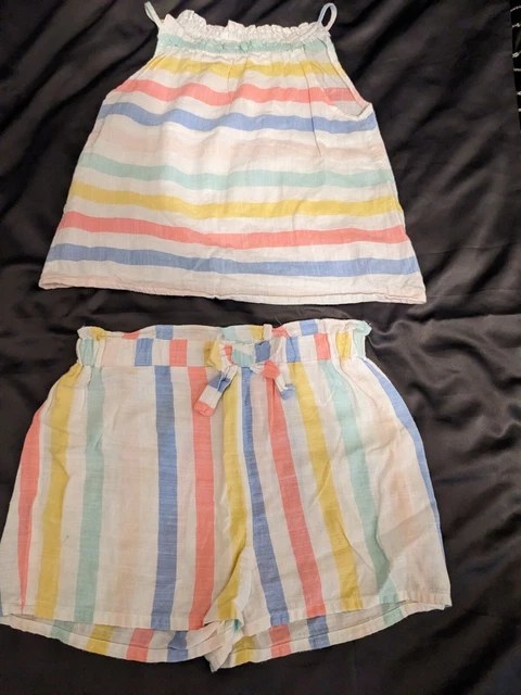 Girls Summer Top and Shorts Set