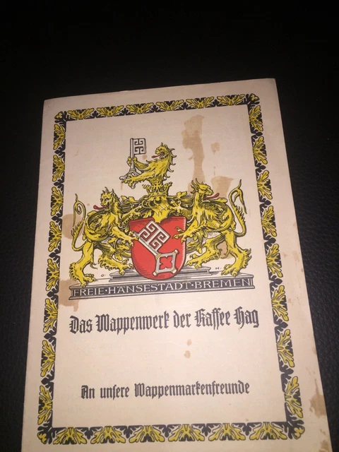 wappenwerk der kaffee hag freie hansestadt bremen 1012