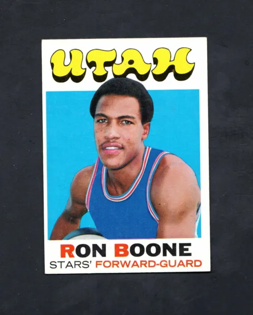 1971 Topps Ron Boone RC #178  ~ ABA Utah Stars!