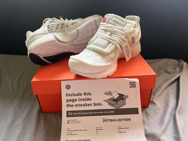Off white presto receipt hot sale