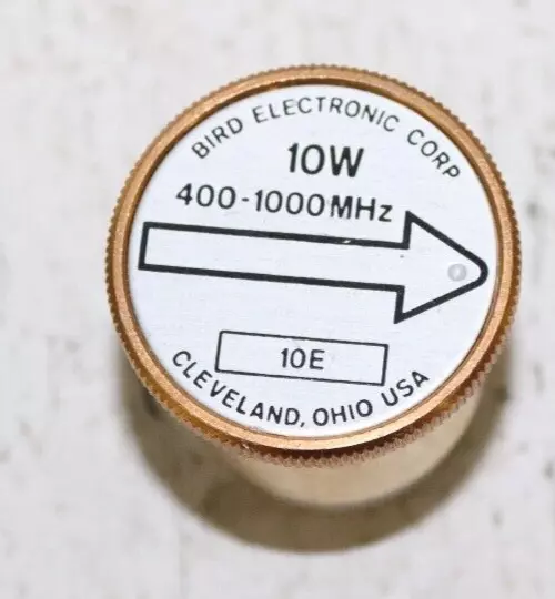 Bird 43 Thruline WattMeter Element 10W 10E 400-1000MHz