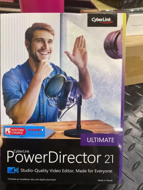 CyberLink Ultimate PowerDirector 21 Editor’s Choice Factory Sealed