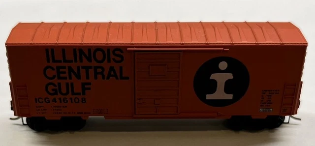 Kadee Micro-Trains 40' Boxcar Single Door Illinois Central Gulf #416108 N-Scale
