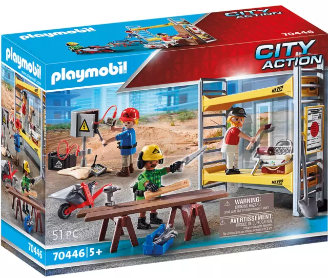 Playmobil ® 70446 Ouvriers avec échafaudage / City action / Neuf - New - nuevo