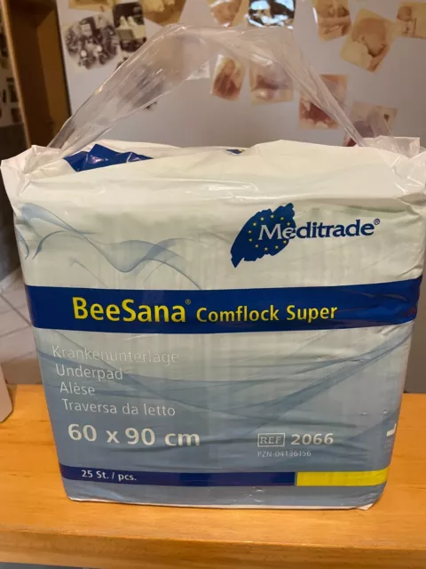 krankenunterlagen 60x90 von beeSana Meditrade 25 Stück