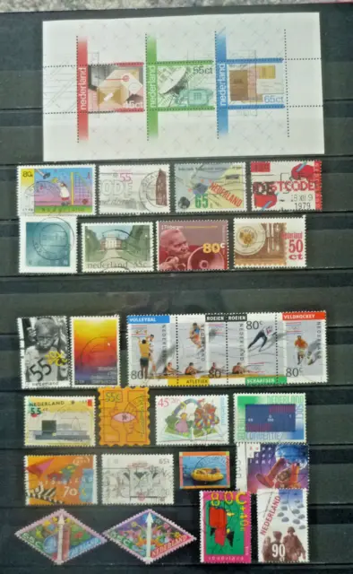 Niederlande - großes Lot Briefmarken gestempelt und papierfrei # 73