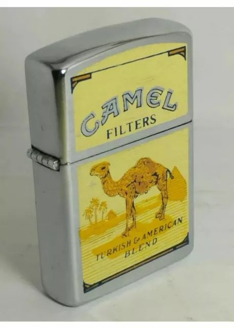 Camel Oil Petrol Smoking Cigarettes Lighter Vintage Collectibles