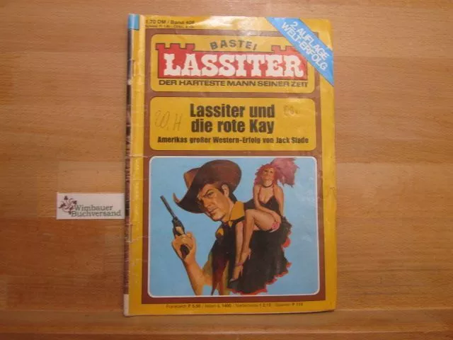 Lassiter Band 408; Lassiter und die rote Kay Slade, Jack (d.i. G.F. Unger) :