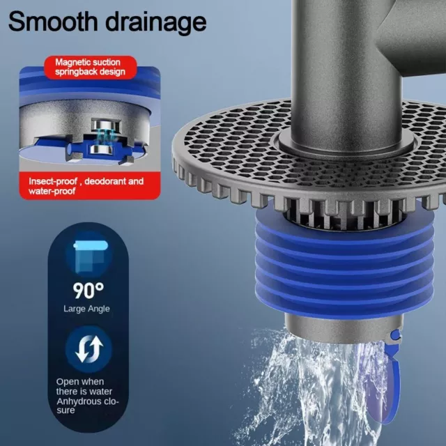 Anti odor Sink Drain Pipe Adapter  Washing Machine Drainage Supplies