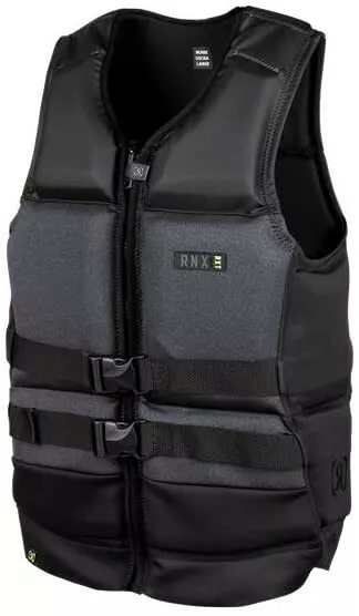 Ronix RXT Capella 3.0 CGA Life Vest - Air Foam - Black/Volt