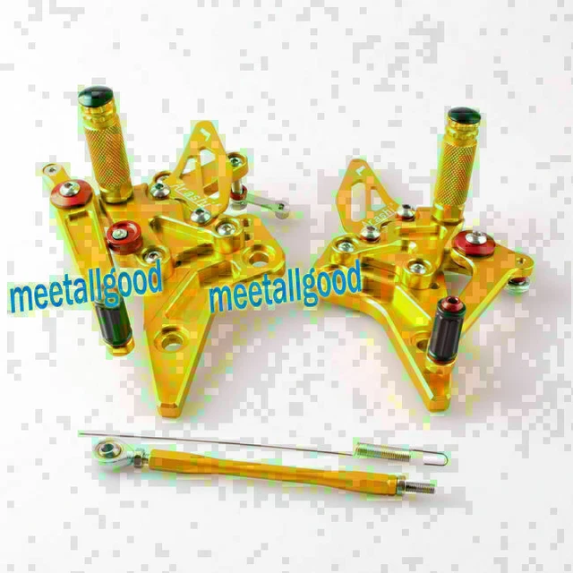 Pietre piede posteriore moto CNC set posteriore per Kawasaki Z800 2013 2014 oro