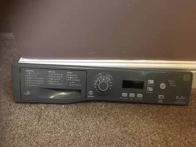 Hotpoint Wmaqf621 Front Fascia With Pcb In Silver