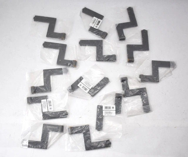 Lot Of 14 Renovators Supply Shutter Hinge Arms Wrought Iron 6" x 6-1/2"