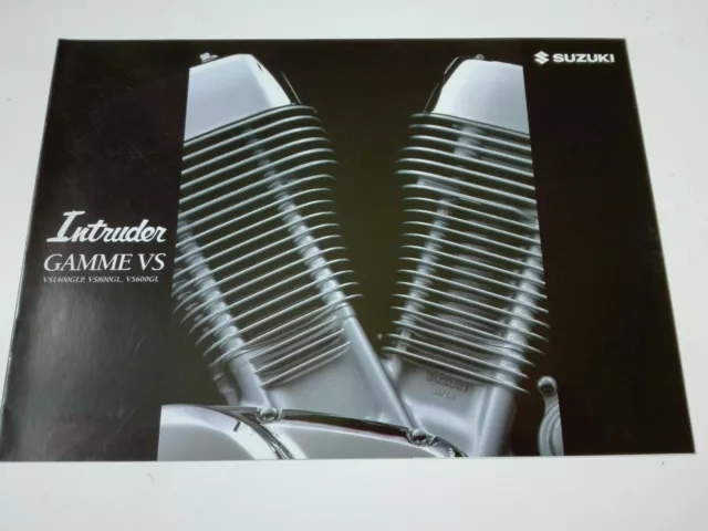 Prospectus Catalogue Brochure Moto Suzuki VS Gamme 1995