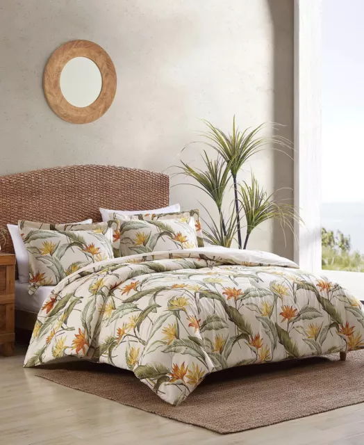 Tommy Bahama Home Birds of Paradise Reversible 3-Pc Full/Queen Duvet Cover Set