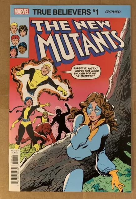 True Believers The New Mutants Cypher #1 Marvel Comics by Chris Claremont 2020