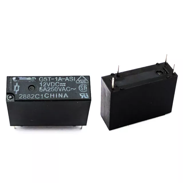 2Pcs G5T-1A-ASI-12VDC Power Relay 4Pins