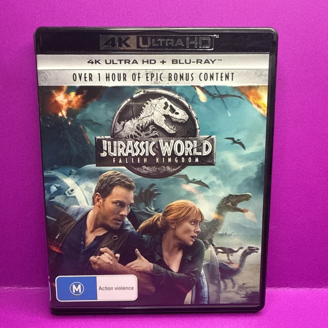 JURASSIC WORLD FALLEN Kingdom Movie Collection 4K Ultra HD Blu Ray UHD ...