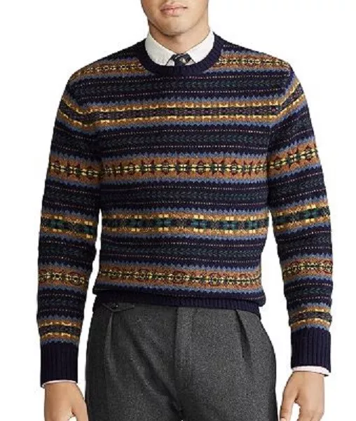 Polo Ralph Lauren Men's Fair Isle Wool Sweater $248 - L