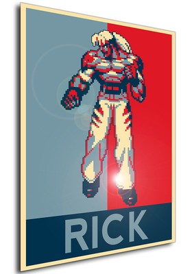 POSTER PROPAGANDA - Pixel Art - Fatal Fury Real Bout - Rick Strowd EUR ...