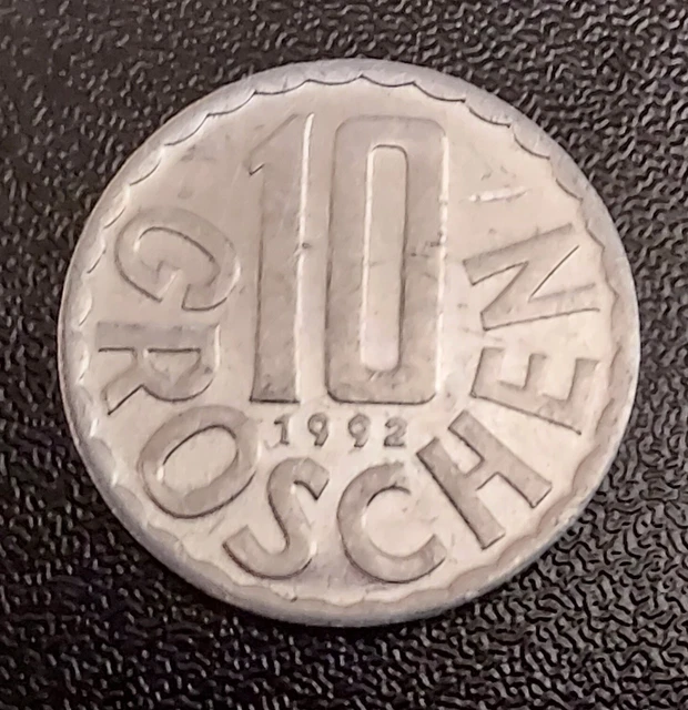 1972 Austria 10 Groschen Coin PROOF   Rare World Coin