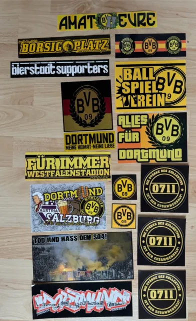 BVB AUTOAUFKLEBER BORUSSIA Dortmund Embleme BVB Aufkleberkarte EUR 3,95 -  PicClick DE