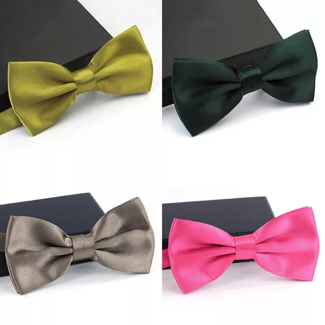 Candy Color Bow Tie Shirts Bowtie For Men Business Wedding Adult Bowknot