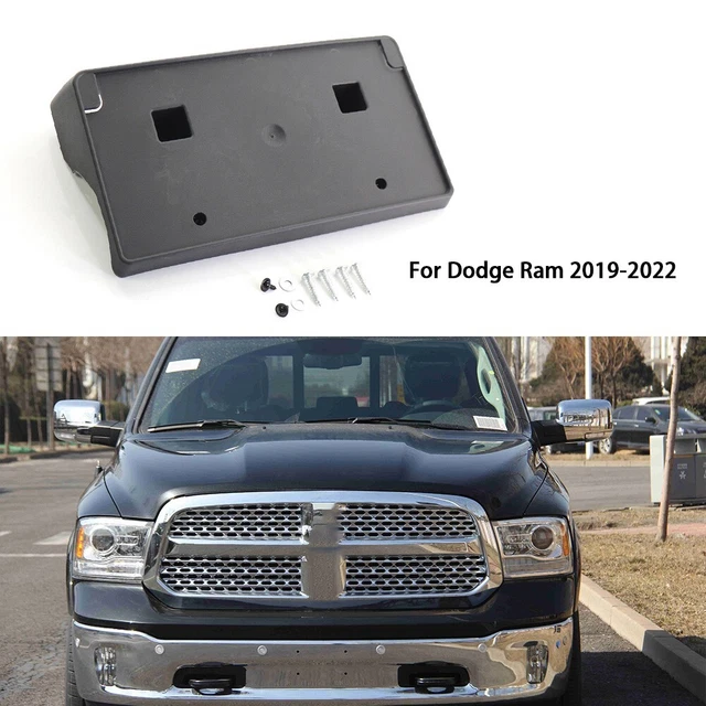 Utile Plaque Immatriculation Accessoire Noir Support Voiture Remplace 2019-21