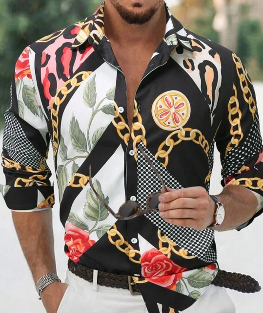 Camicia versace sales barocco uomo