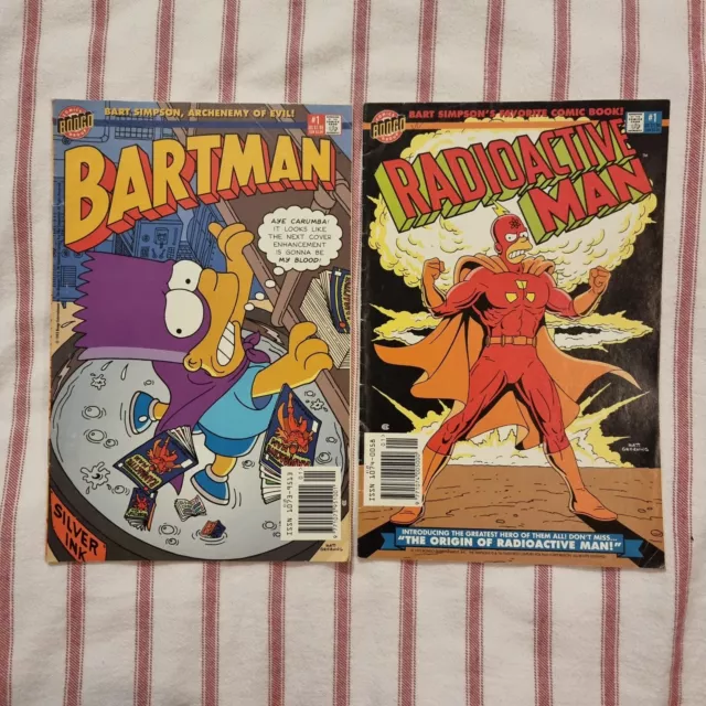 Radioactive Man & Bartman Comics US 1st Issue / Bongo Comics 1993