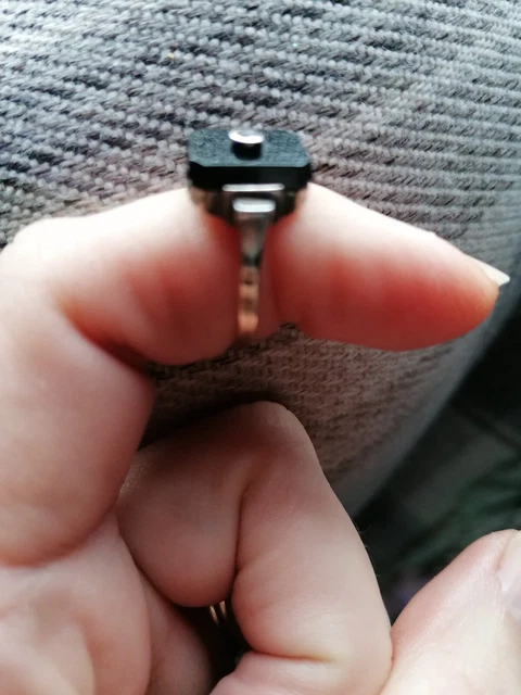 Vintage Art Deco 9ct Gold And Silver Ring