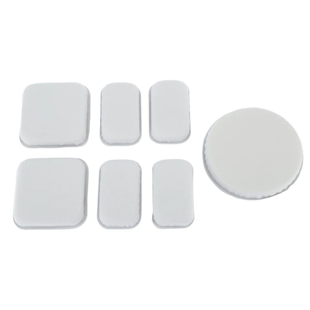 (Grey) Helmet Padding Kit Soft And Comfortable 7PCS EVA Cushion Easy