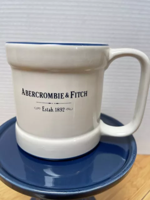 Vintage Abercrombie & Fitch Prinknash 4 Finger Coffee Cup Mug Made in UK 16oz