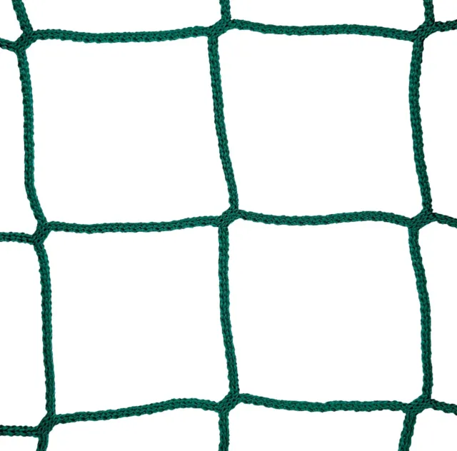 Ballfangnetz Höhe 3,0m,Länge wählbar,# 12,0cm, Kordel 4mm, grün, Fangnetz